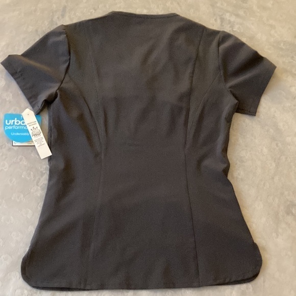 Urbane Performance Scrub Top Graphite Size XS - Picture 2 of 14
